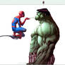 hulk and spiderman