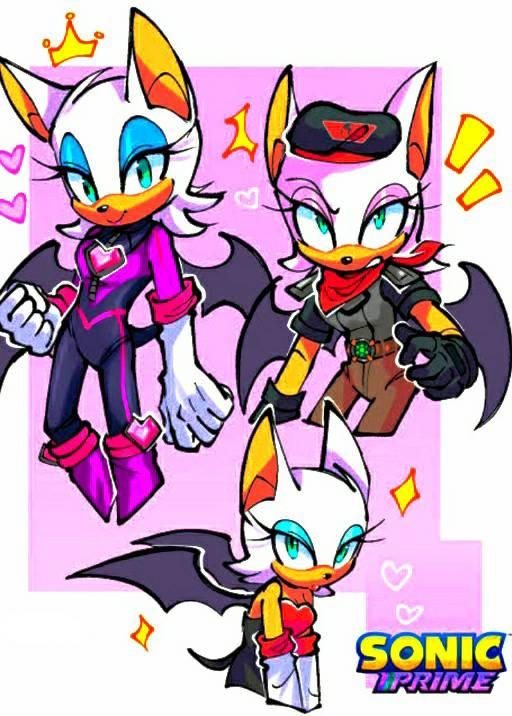 rouge the bat SONIC PRIME by ZZX3 on DeviantArt