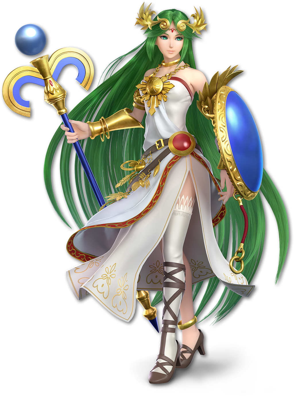 Super Smash Bros. Ultimate Palutena Render by CynicSonic on DeviantArt