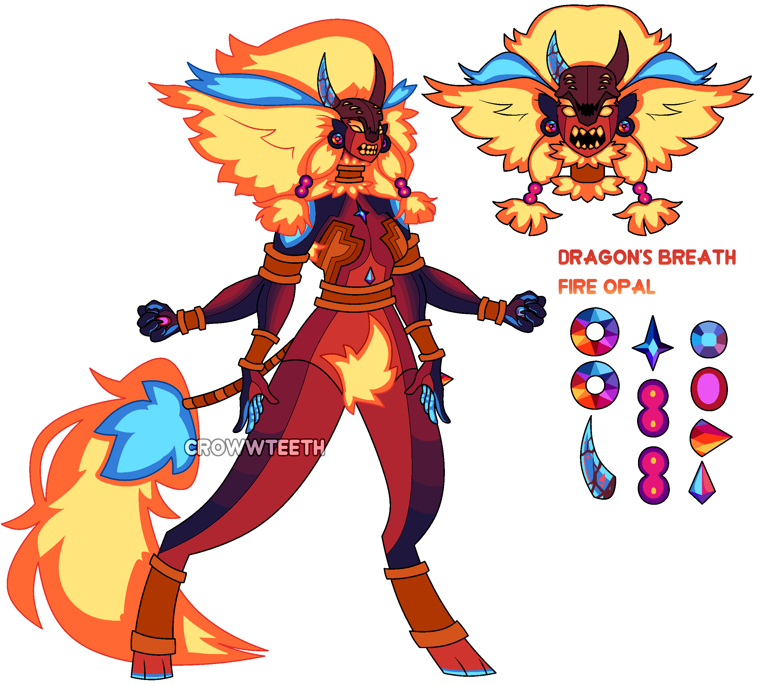 Dragons breath hot sale fire opal