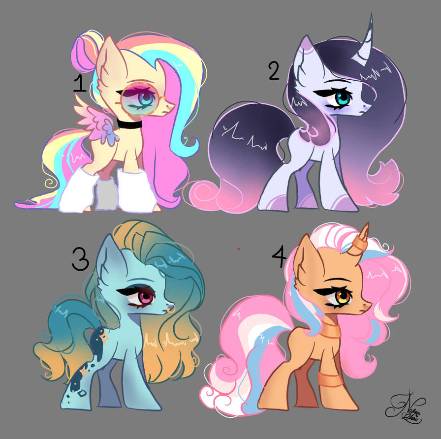 Deviantart Adoptable Oc Some adoptable oc// Art by me// open selling by MariyaLunaMoon7700 on ...