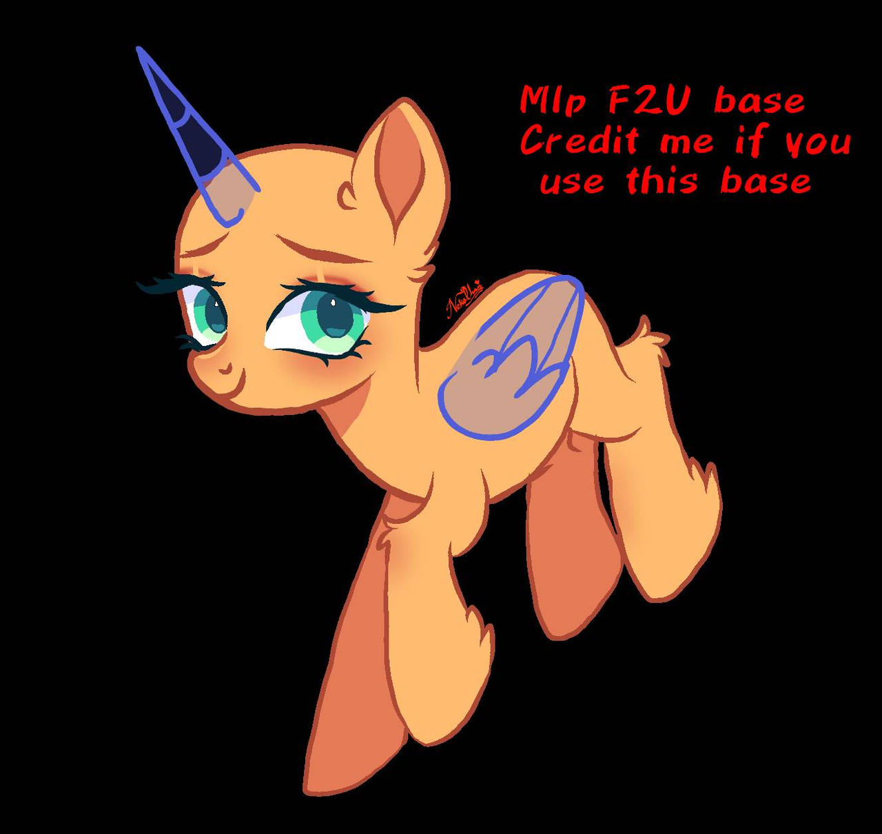 Mlp pony F2u base by MariyaLunaMoon7700 on DeviantArt