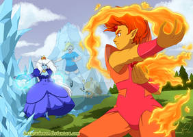 Flame Prince VS Ice Queen