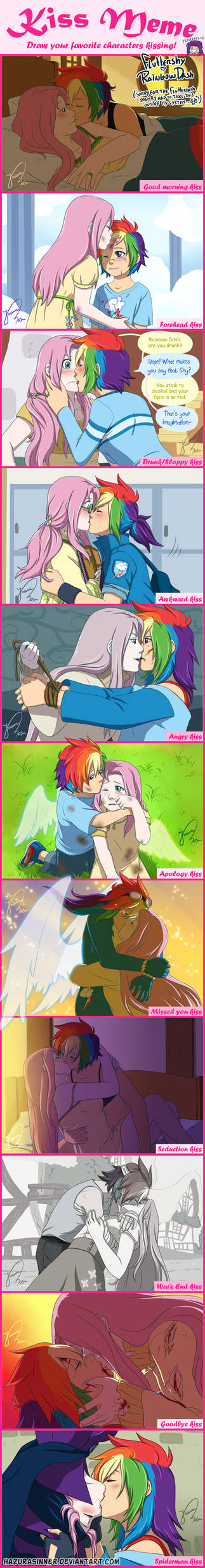 FlutterDash Kiss Meme by HazuraSinner