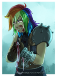 Halfbody commission 08 by HazuraSinner