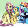 Fluttershy and Rainbow's Family