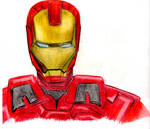 Iron Man by bronzebug