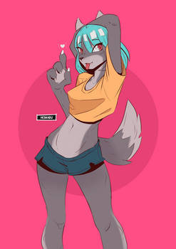 OC Wolf girl