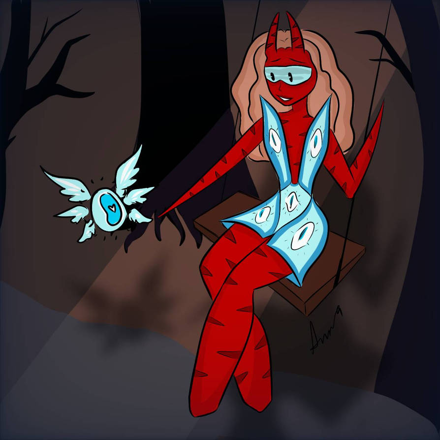 Thread Demon Oc Oc inspired by Hazbin hotel by drawforaliving on DeviantArt