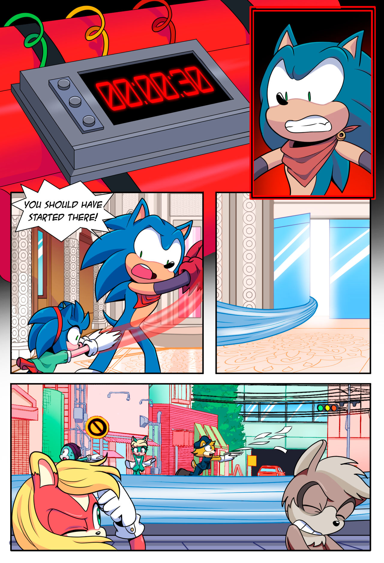 Sonic Next Dimension Chapter 1 Page 14 by ToonsiteComics on DeviantArt