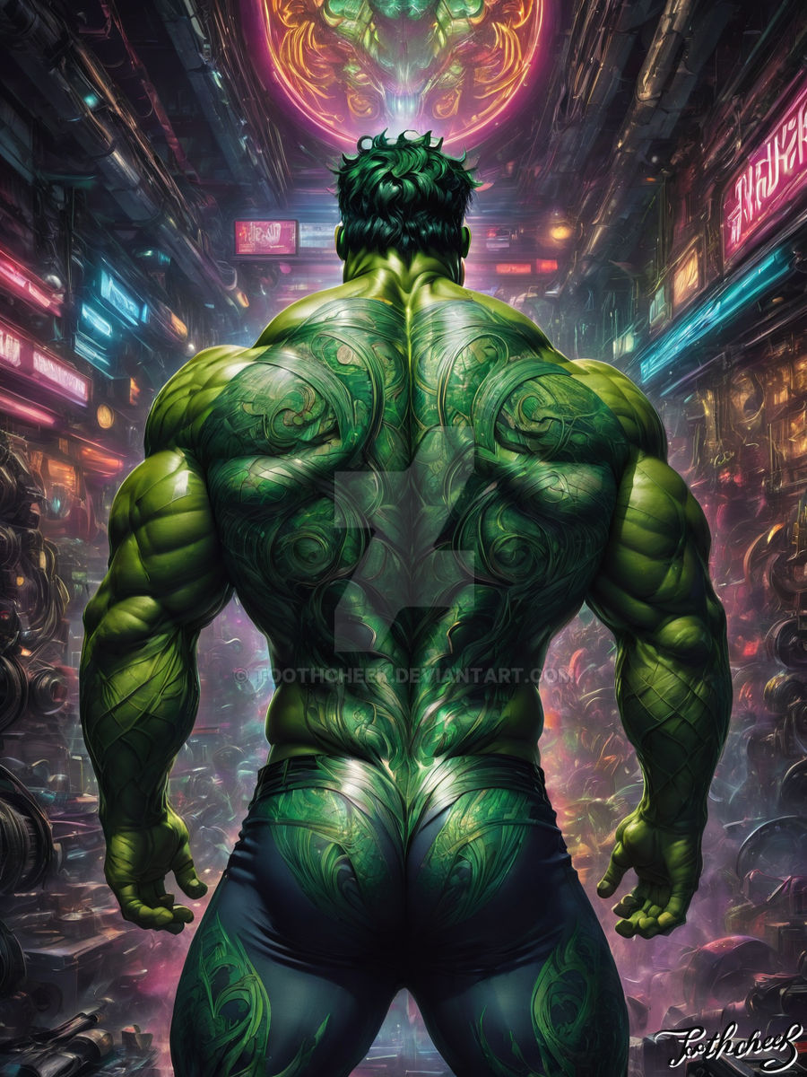 Marvel Hulk Rear View Hulk (back view) by Toothcheek on DeviantArt