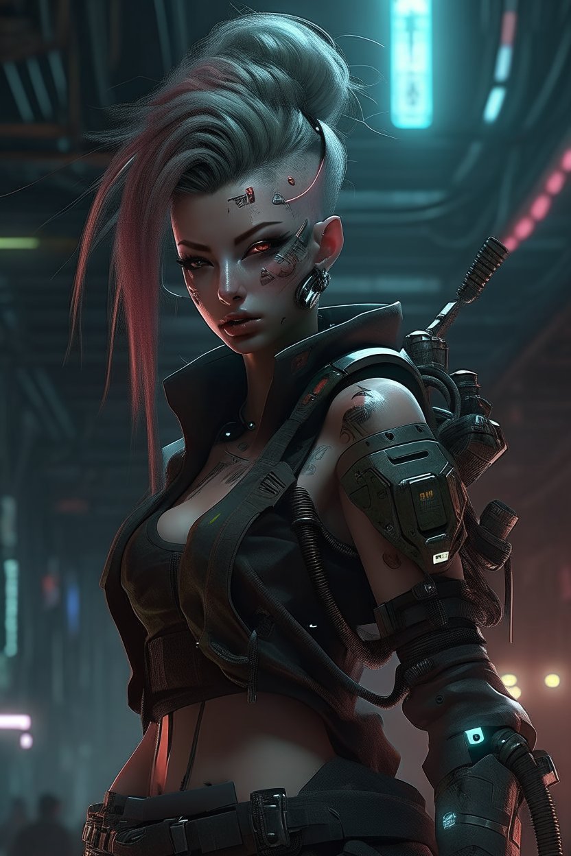 Cyberpunk Anime Character 02 by SoftWMaster on DeviantArt