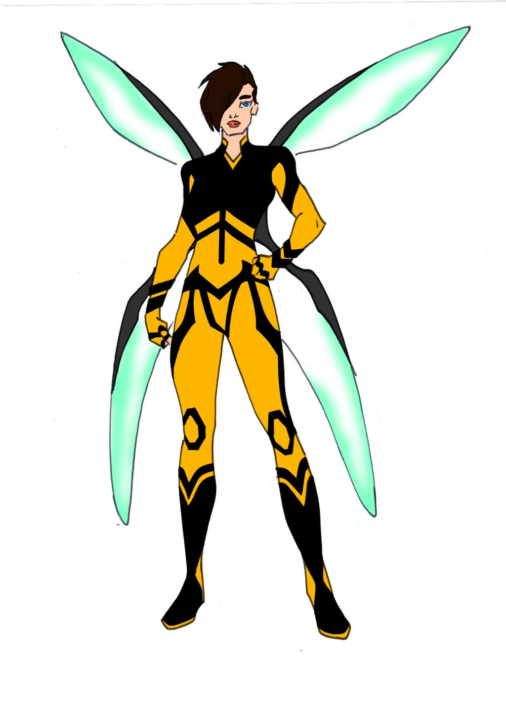 Wasp Redesign! by Comicbookguy54321 on DeviantArt