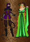 Medieval~Catwoman And Poison Ivy