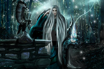 Freyja the Volva of Vanaheim by PendragonArts-GEA