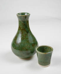 Green Sake Bottle