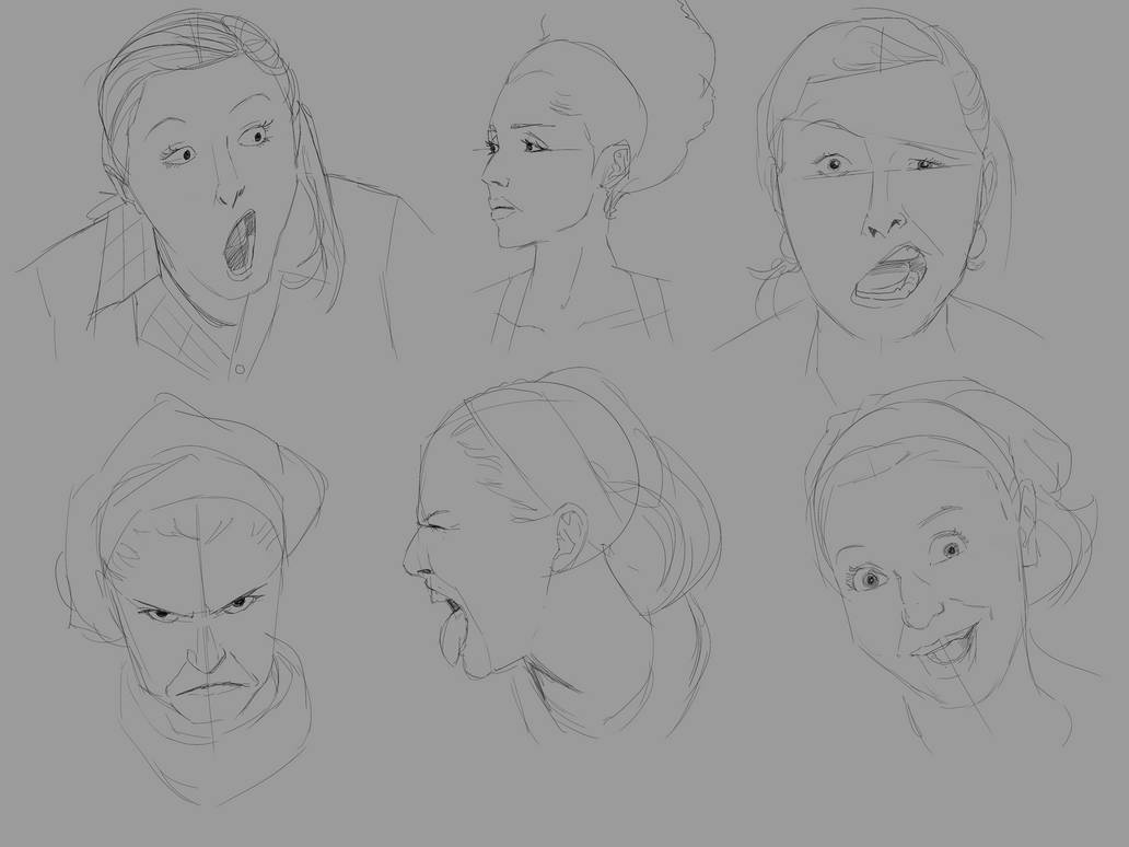 Some Stylized Portraits by AlexThePicturesque on DeviantArt