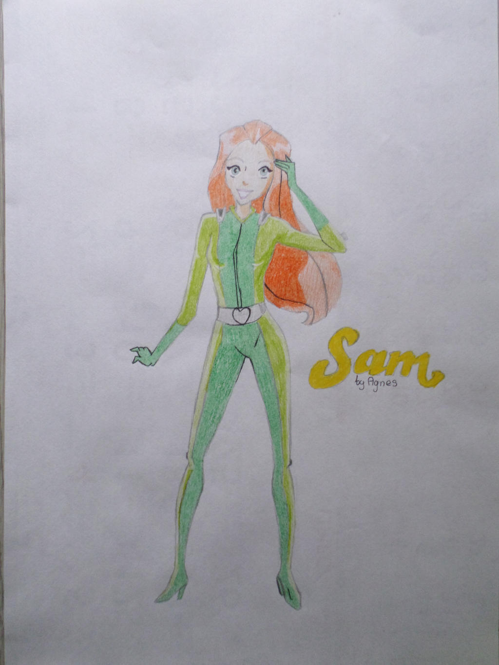 Sam Simpsons Deviantart Sam Simpson from Totally spies by agnes1998 on DeviantArt