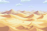 Comission - desert background by Cecihoney