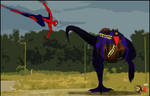 T. Rex Vs Spider-Man by Dr-XIII