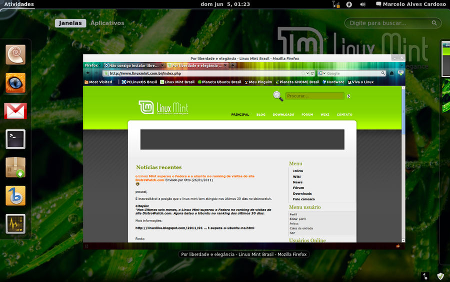 Gnome 3 in Linux Mint-6 by malvescardoso on DeviantArt