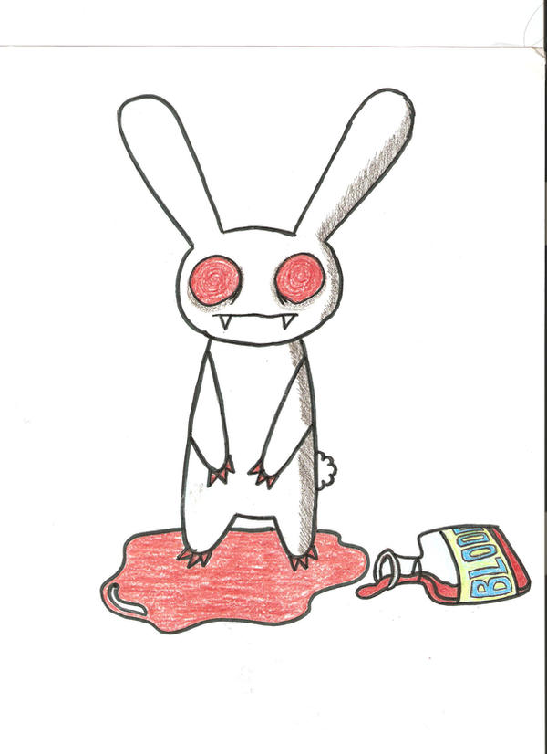 Vampire Rabbit Deviantart Vampire Bunny by spookyweasel on DeviantArt