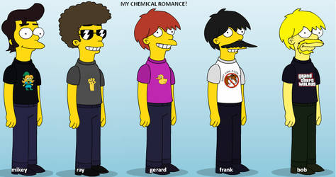 my chemical romance simpsons