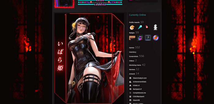 V Cyberpunk 2077 Neon Steam Artwork (Animated) by xieon08 on DeviantArt