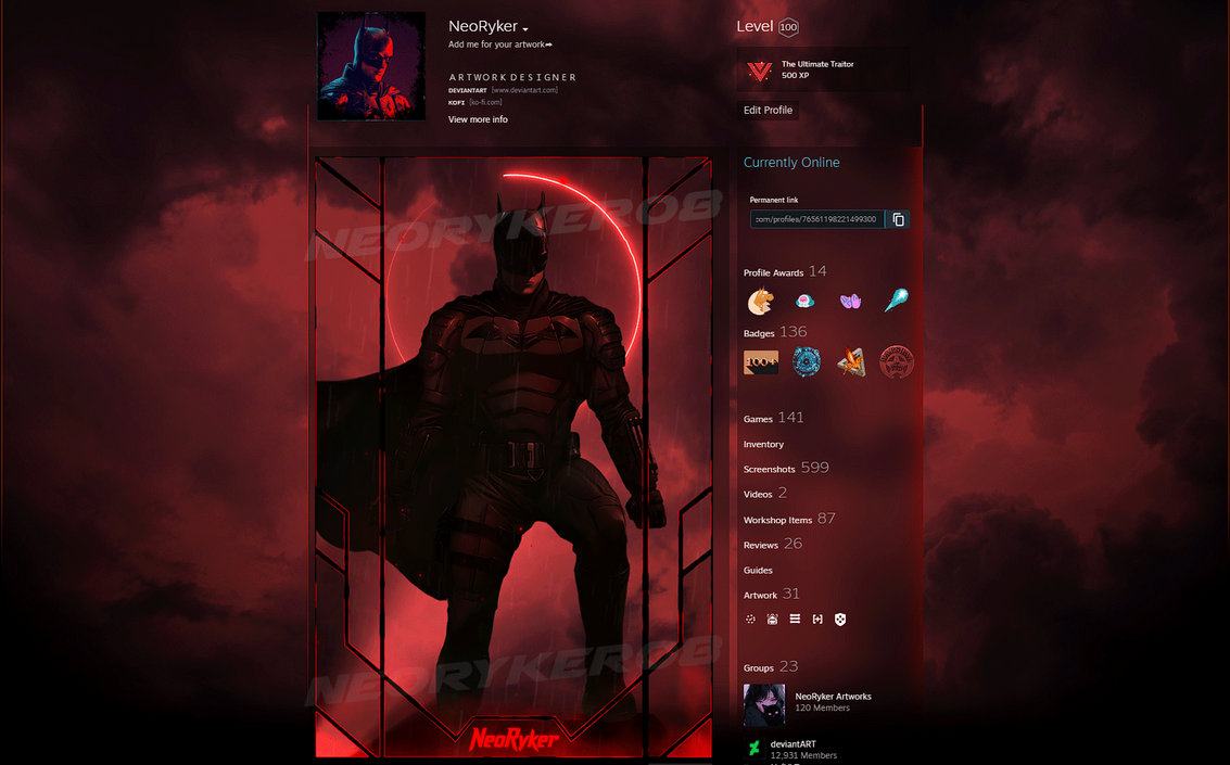 Steam Rip Batman The Batman Steam Artwork (Animated) by NeoRyker08 on DeviantArt