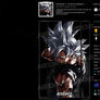 Goku Ultra Instinct Steam Artwork (Animated)