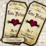 Printable Love potion labels