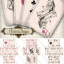 Printable Alice in Wonderland Playing Cards
