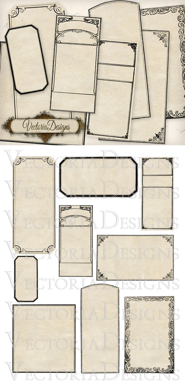 apothecary labels Scrapbooking Decorative Stickers
