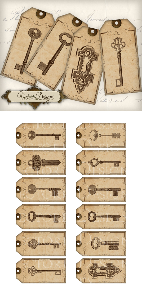 Printable Key Tags By VectoriaDesigns On DeviantArt