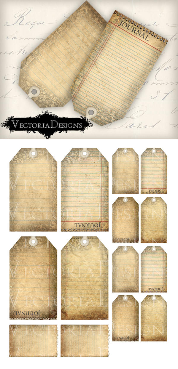 Printable Journal Tags By VectoriaDesigns On DeviantArt
