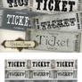 Printable Vintage Tickets