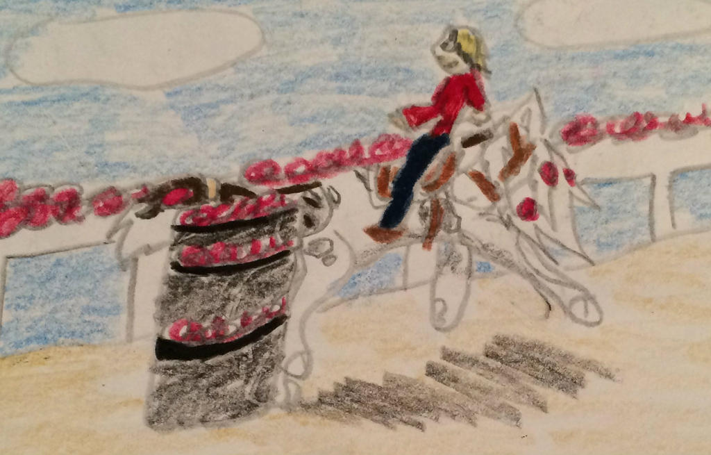 Barrel Racing by JaywolfKip on DeviantArt