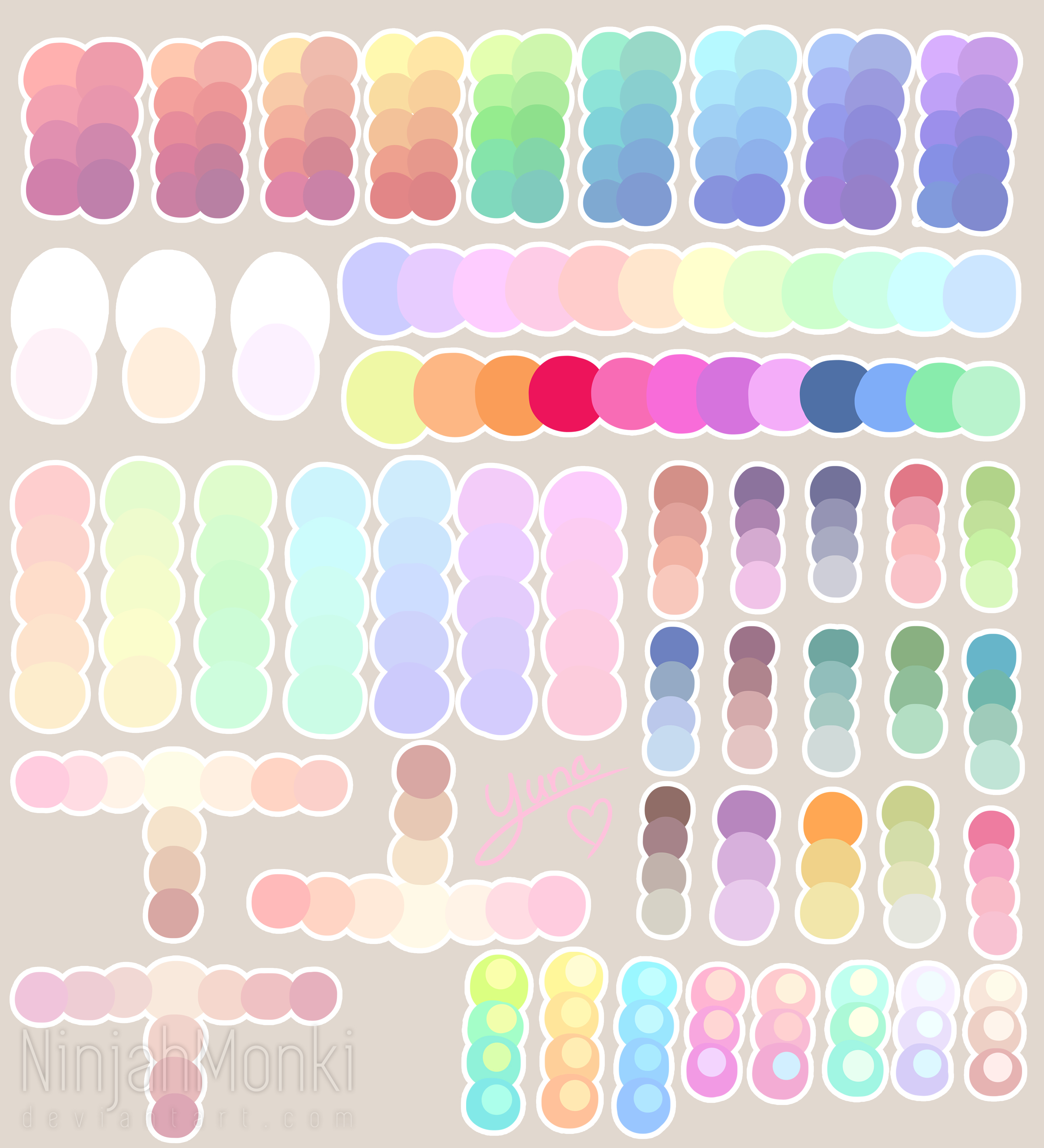 Pastel Colour Palette