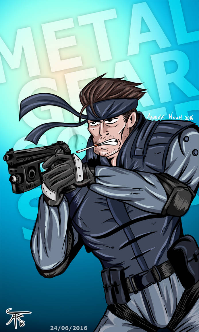 Solid Slake Metal Gear Solid - Solid Snake by Adrek-Norn on DeviantArt