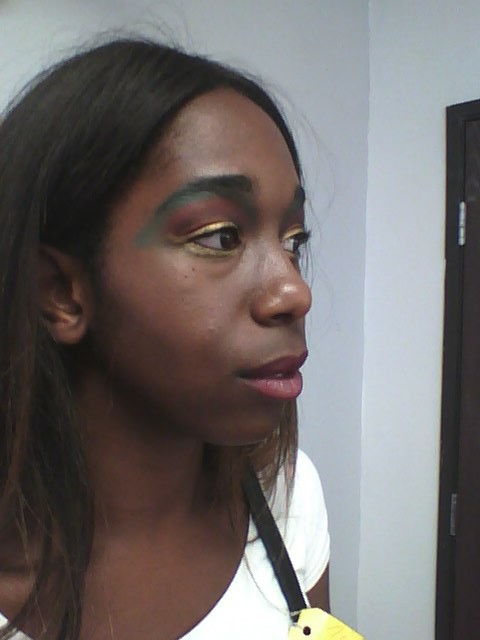 High fashion makup test