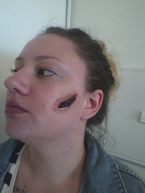 Geatin Scab Makeup 1