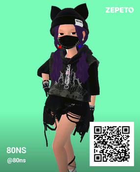 My Zepeto Profile with QR Code