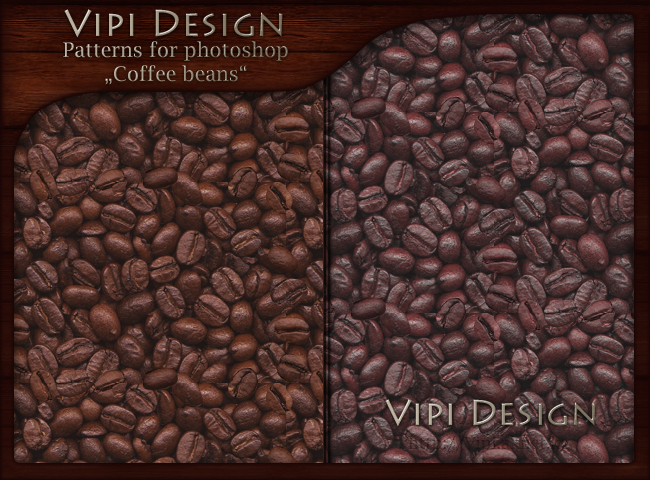 Patterns for photoshop - Coffee beans