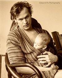 Edward with son 1972