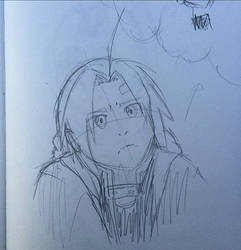 sad edward elric