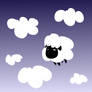 A sheep that is a cloud