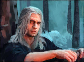 Witcher Fan-Art portrait study