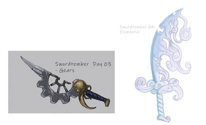 Swordtember 03 and 04 Gears and Elemental