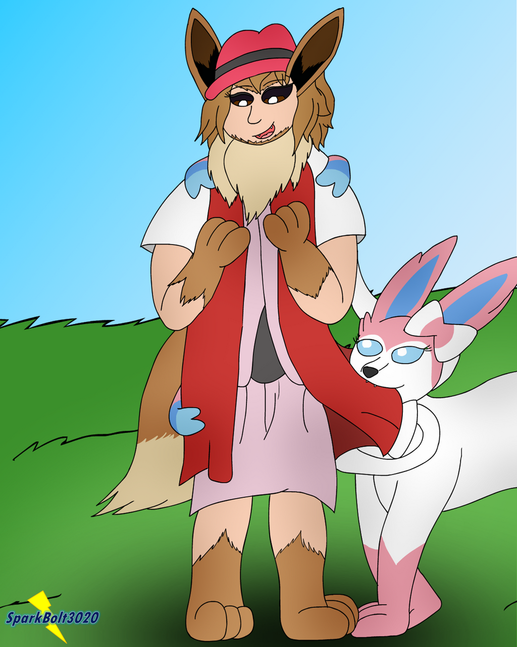 Serena and soul eevee by Bc320903871 on DeviantArt