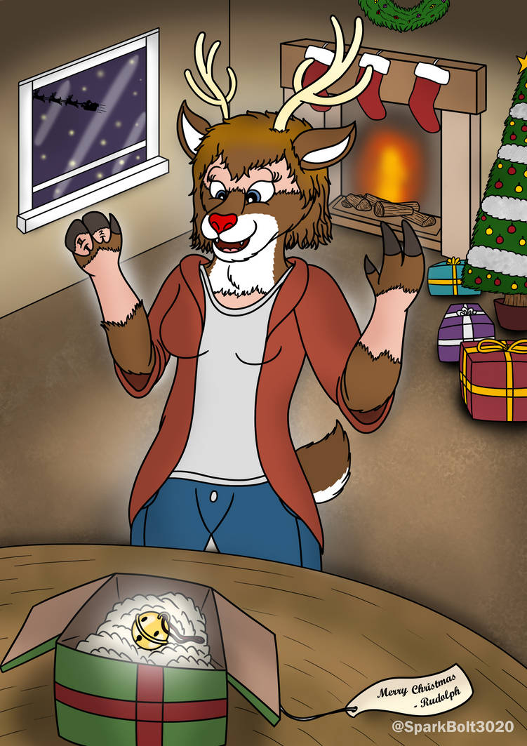 A Christmas Surprise! - Reindeer Anthro TF TG by SparkBolt3020 on ...